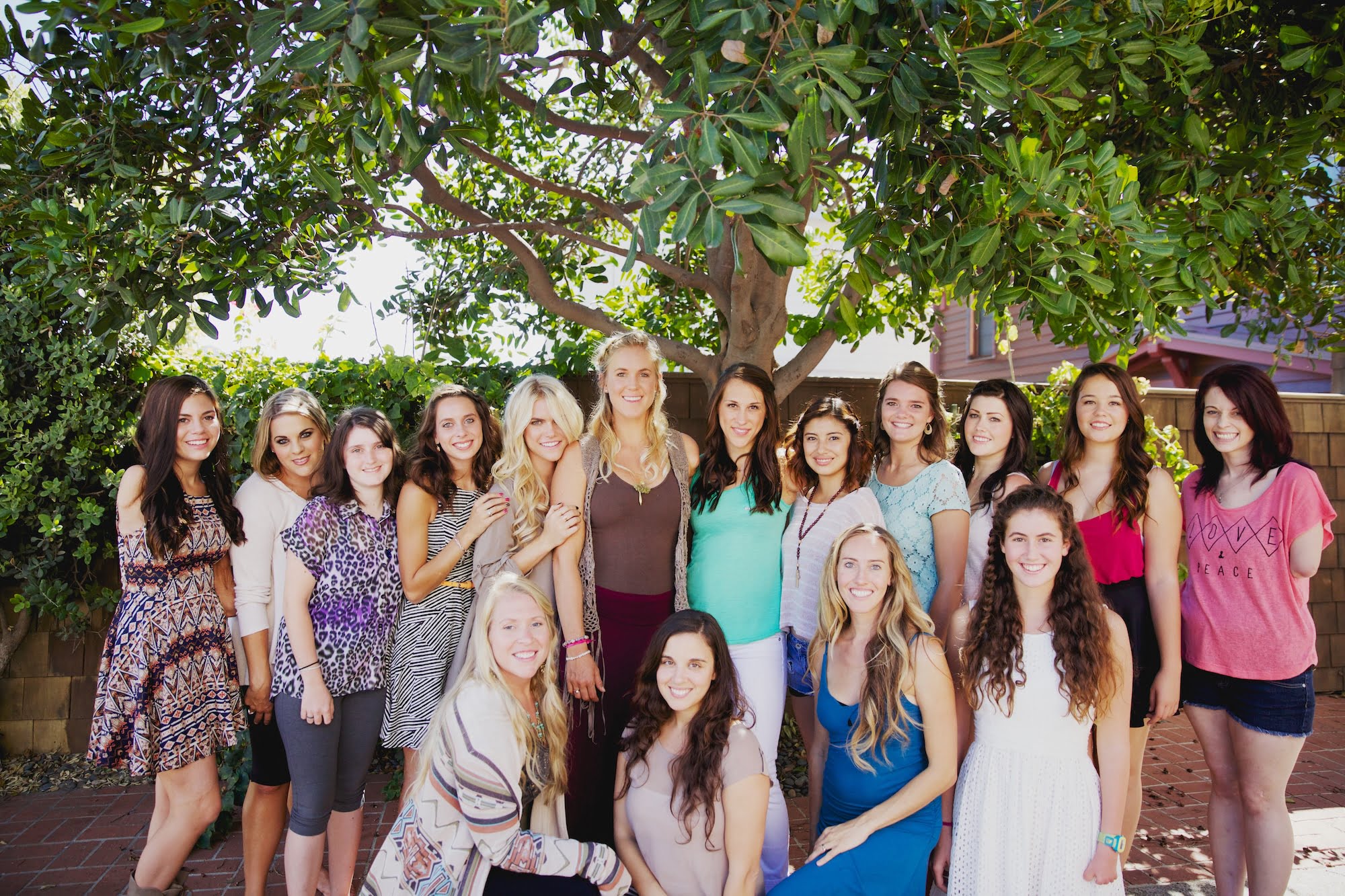 Group photo from the first Beautifully Flawed Retreat in 2013